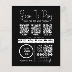 Scannen, um QR-Code-Zahlungen für Unternehmen zu b