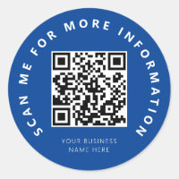 Scannen von Blue QR Code