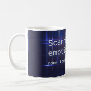 Scannen von Emotionen Keine gefunden Lustiger AI-F Kaffeetasse