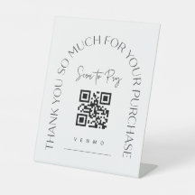 Scannen von QR-Code-Signaturen für Hochzeiten Bar