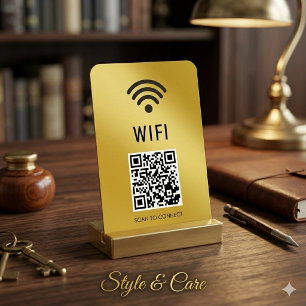 Scannen zum Verbinden M Gold WiFi Magnet mit QR-Co