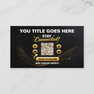 Scannen zum Verbinden QR-Code Designvorlage Visitenkarte