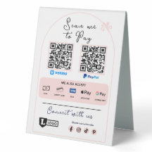 Scannen zur Bezahlung des Geschäftsschreibers | QR