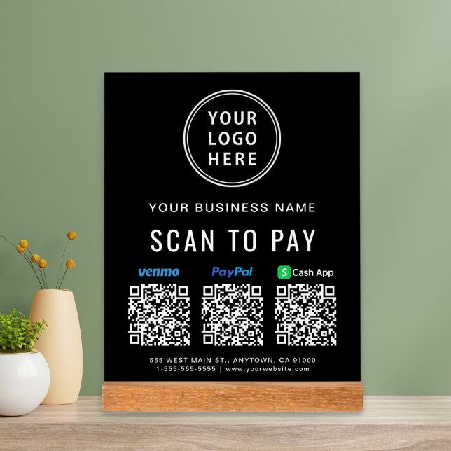Scanner pour payer les codes QR Logo Paypal Venmo  (Créateur téléchargé)