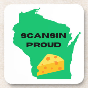 Scansin (Wisconsin) Stolz! Getränkeuntersetzer