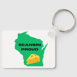 Scansin (Wisconsin) Stolz! Schlüsselanhänger