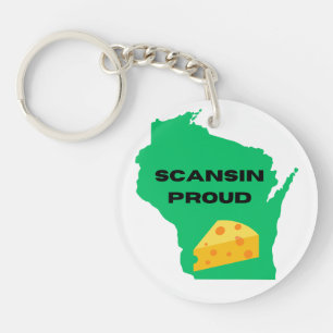 Scansin (Wisconsin) stolz! Schlüsselanhänger