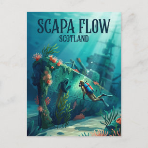 Scapa Flow Schottland Postkarte