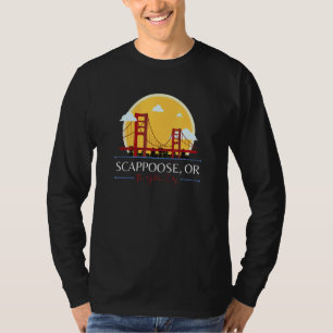 Scappoose OR Golden Gate Bridge Falsche Geografie T-Shirt