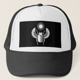 Scarab Beetle Trucker Hat - Ancient Symbol Shop Truckerkappe