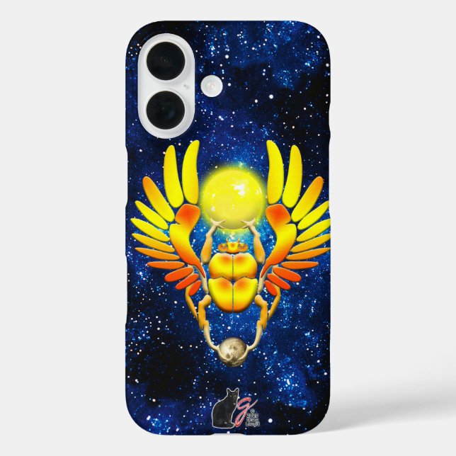 Scarab iPhone 16 Hülle (Rückseite)