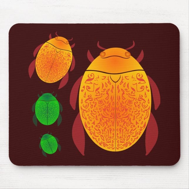 Scarab Käfer Mousepad (Vorne)