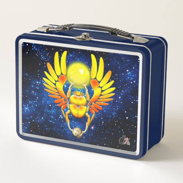 Scarab Metal Lunchbox (Vorderseite)