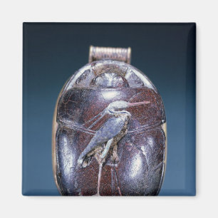 Scarabäus mit Reiher, vom Grab von Tutankhamun Magnet