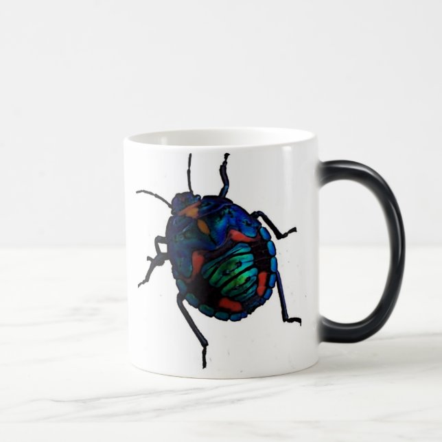 Scarabée brillant - tasse - morphing ! (Droite)
