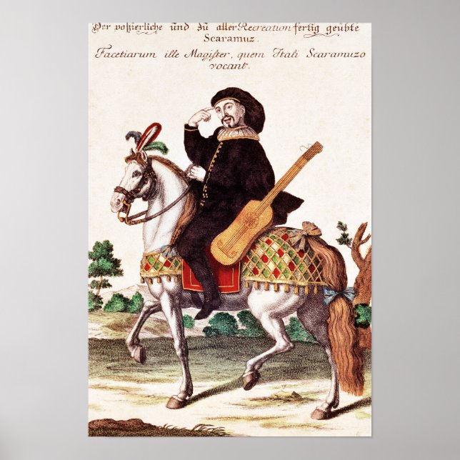 Scaramouche auf Horseback Poster (Vorne)