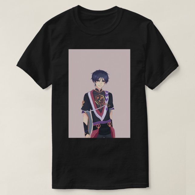 Scaramouche Genshin Impact T-Shirt (Design vorne)
