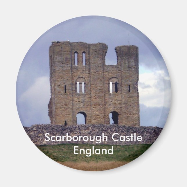 Scarborough Castle England Magnet (Vorne)