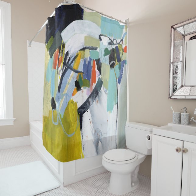 Scarborough Fair - Abstrakt Duschvorhang (Beispiel)