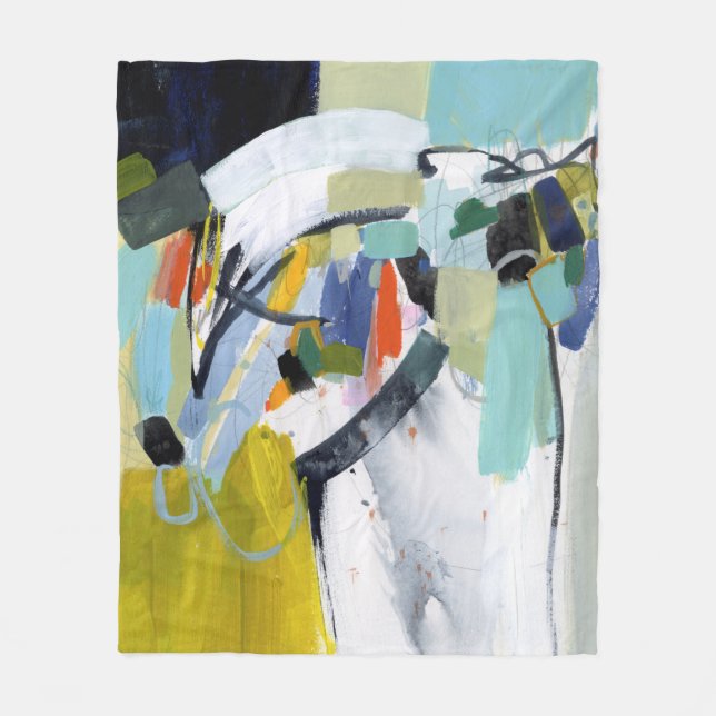 Scarborough Fair - Abstrakt Fleecedecke (Vorderseite)