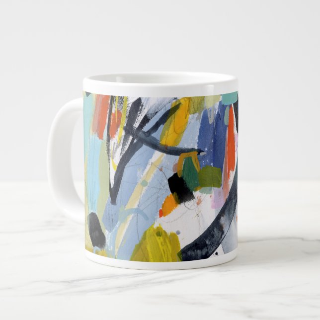 Scarborough Fair - Abstrakt Jumbo-Tasse (Vorderseite Links)