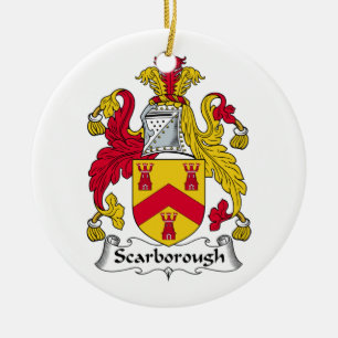 Scarborough-Familienwappen Keramik Ornament