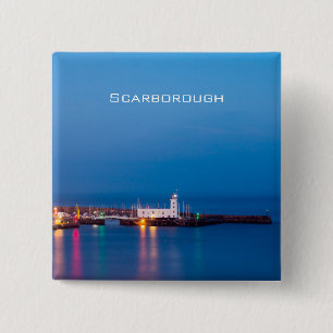 Scarborough Lighthouse Button
