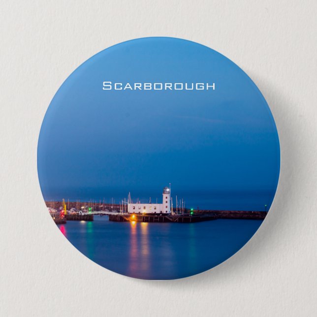 Scarborough Lighthouse Button (Vorderseite)