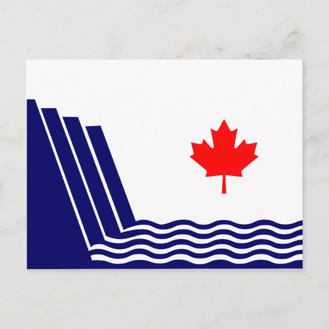 Scarborough, Ontario-Flagge Postkarte (Vorderseite)
