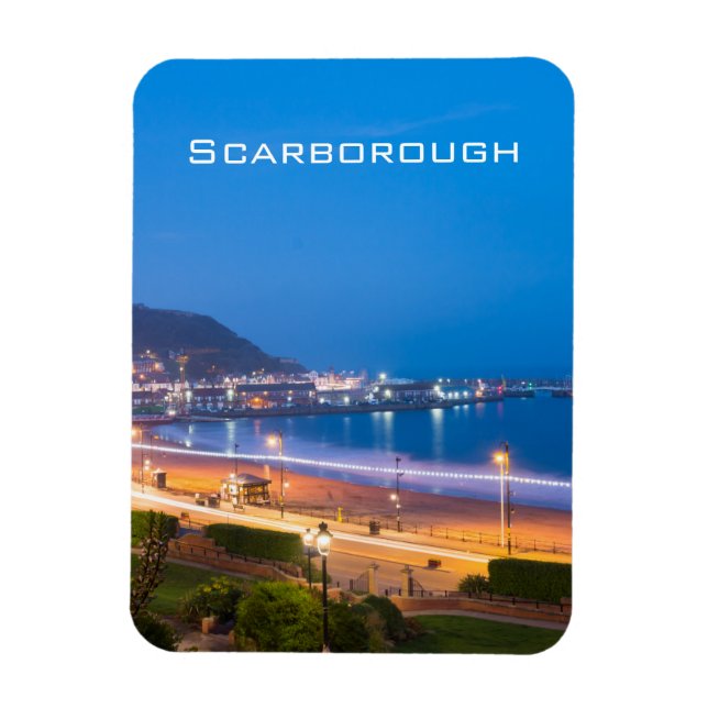 Scarborough South Sands Magnet (Vertikal)