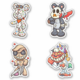 Scare Bear - Horror Aufkleber