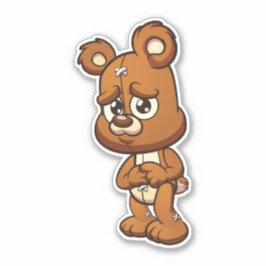 Scare Bear - Scaredy Aufkleber