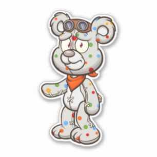 Scare Bear - Scaredy Sticker