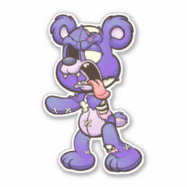 Scare Bear - Zombie Aufkleber