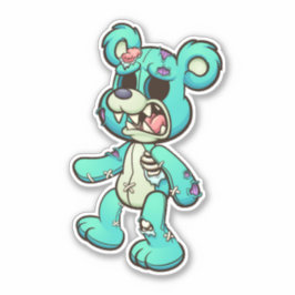 Scare Bear - Zombie Aufkleber