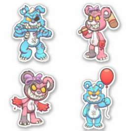 Scare Bear - Zombies Aufkleber