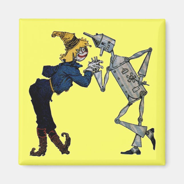 Scarecrow and Tin Man Magnet (Vorne)