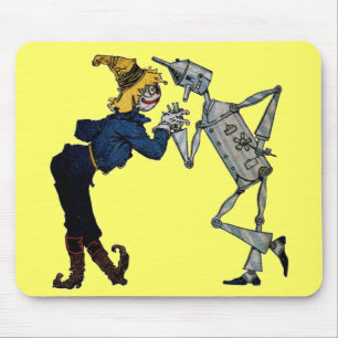 Scarecrow and Tin Man Mouse Pad Mousepad