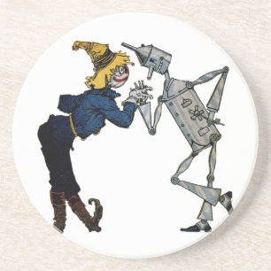 Scarecrow and Tin Man Sandstone Untersetzer