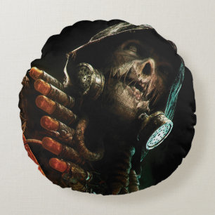 Scarecrow Character Art Rundes Kissen