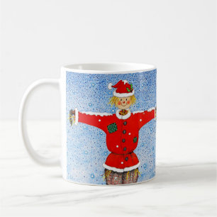 Scarecrow Christmas Tasse