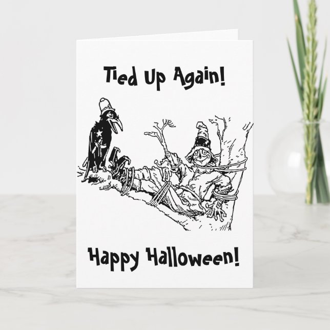 Scarecrow getied in Tree Karte (Vorderseite)