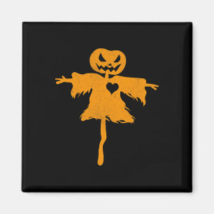 Scarecrow Girl Beängstigender Niedlicher Pumpkin K Magnet