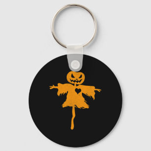 Scarecrow Girl Beängstigender Niedlicher Pumpkin K Schlüsselanhänger