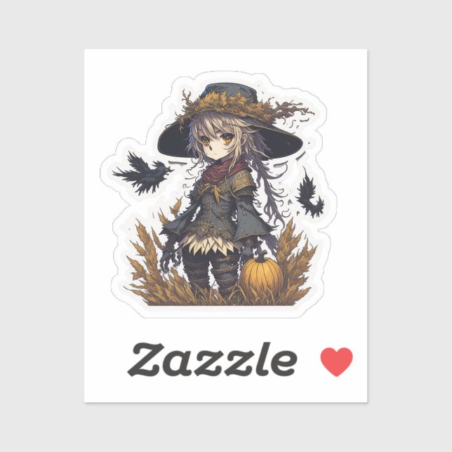Scarecrow Halloween Aufkleber (Blatt)