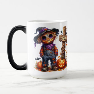 Scarecrow Spooky Halloween-Tasse Verwandlungstasse