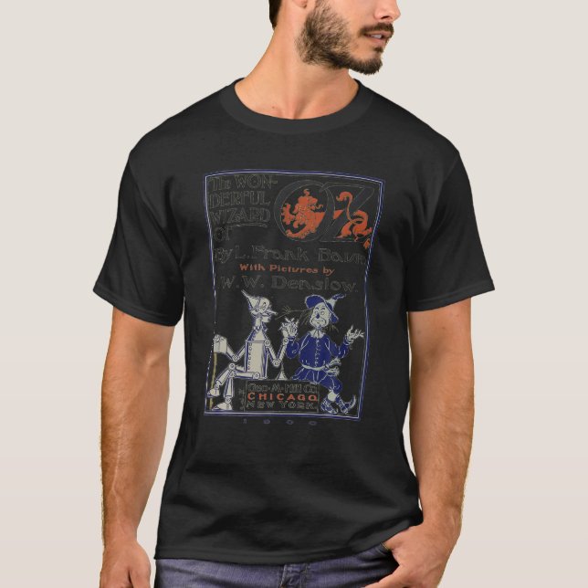Scarecrow Tin Man Shirt Der Zauberer von OZ T Shir (Vorderseite)