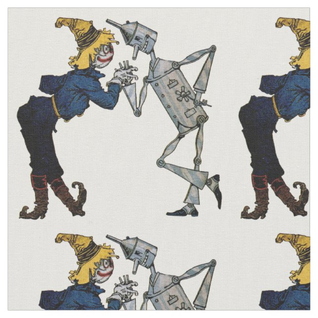 Scarecrow und TinMan Stoff (Nahaufnahme)
