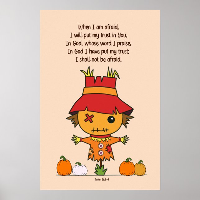 Scarecrow, wenn ich Angst habe Poster (Vorne)