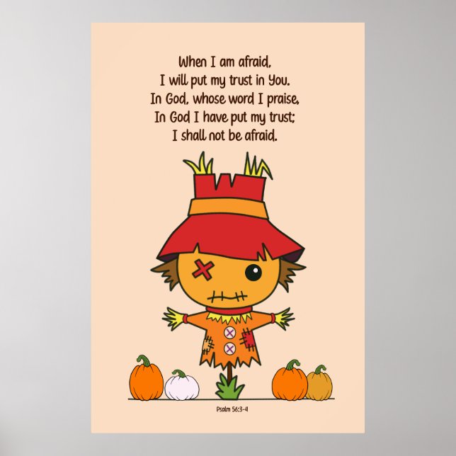 Scarecrow, wenn ich Angst habe Poster (Vorne)